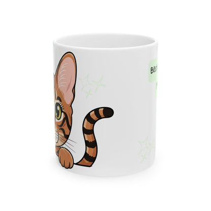 Egyptian Mau Peek-a-Boo Mug | Best Egyptian Mau Mama