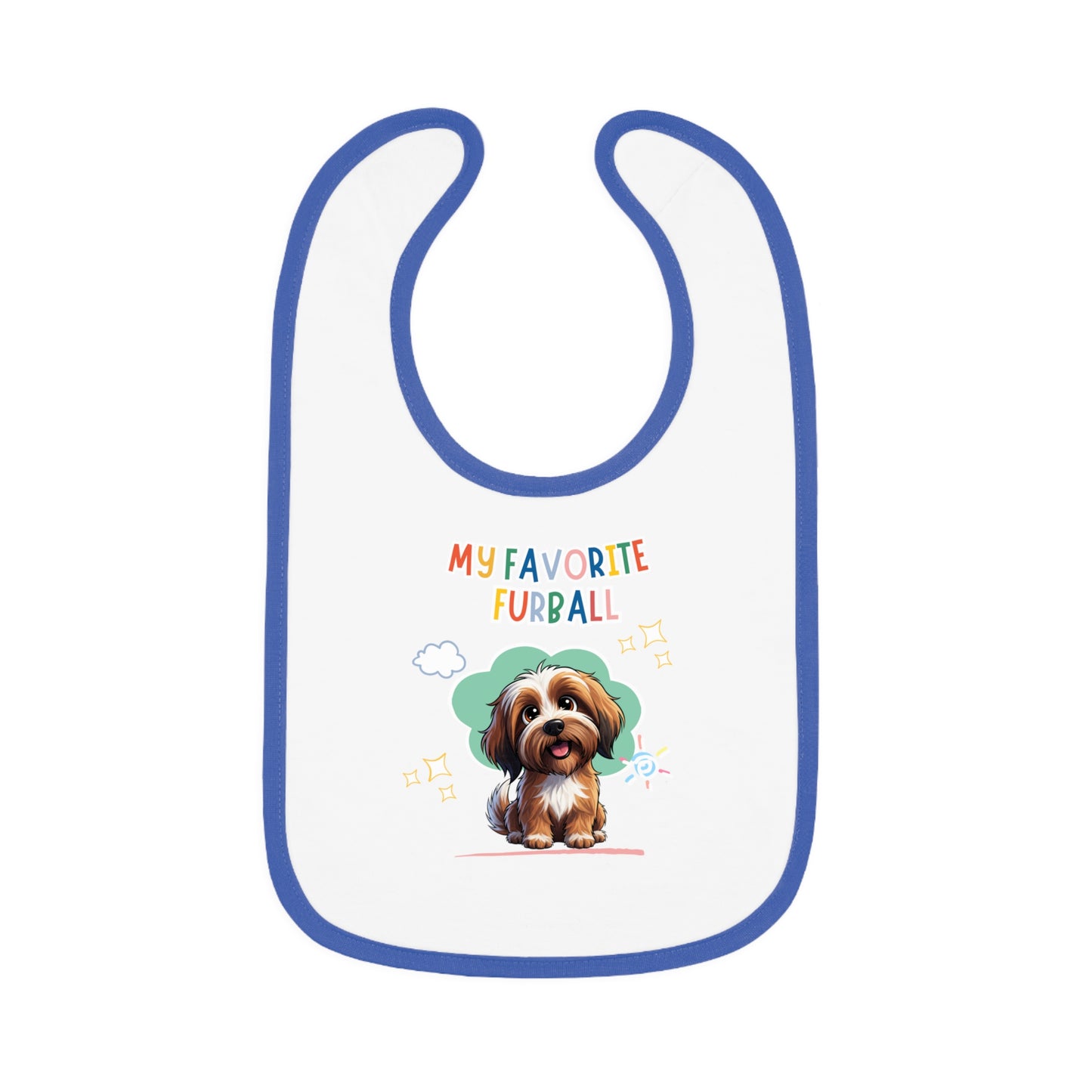 Tibetan Terrier Favorite Furball Baby Bib