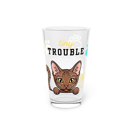 LaPerm Tiny Trouble Pint Glass