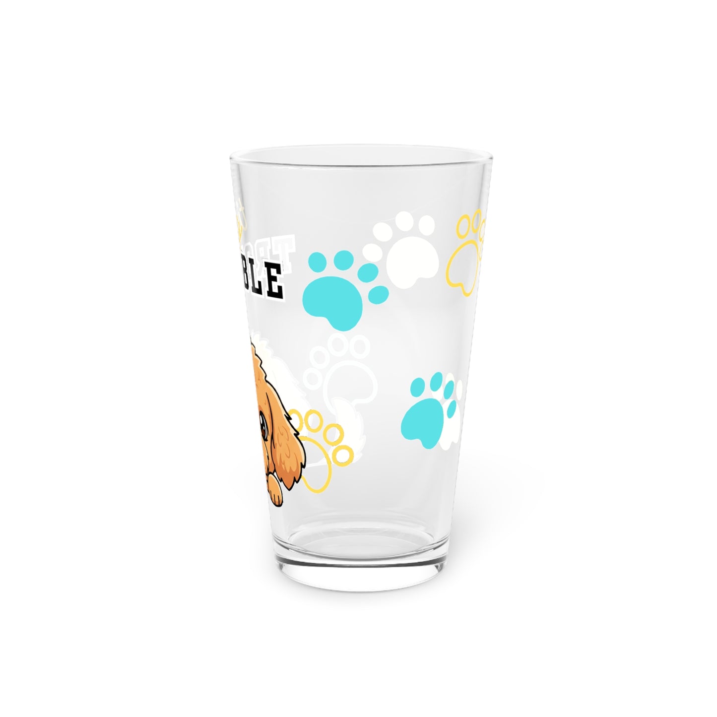 Doodle Tiny Trouble Pint Glass