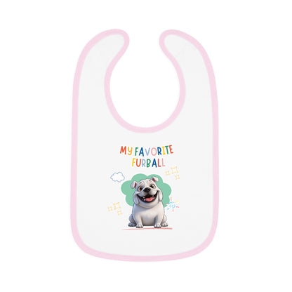 Bulldog Favorite Furball Baby Bib