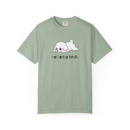 Bichon Frise Not Today Bruh T-Shirt