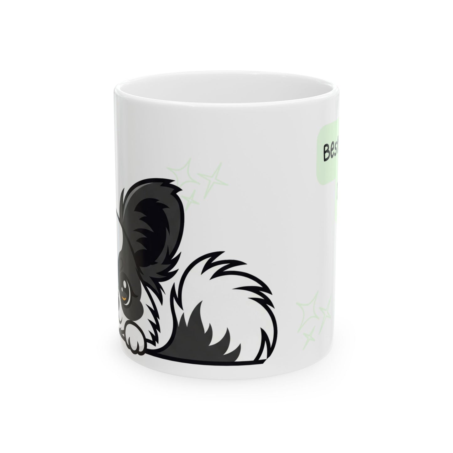 Papillon Peek-a-Boo Mug | Best Papillon Daddy Gift