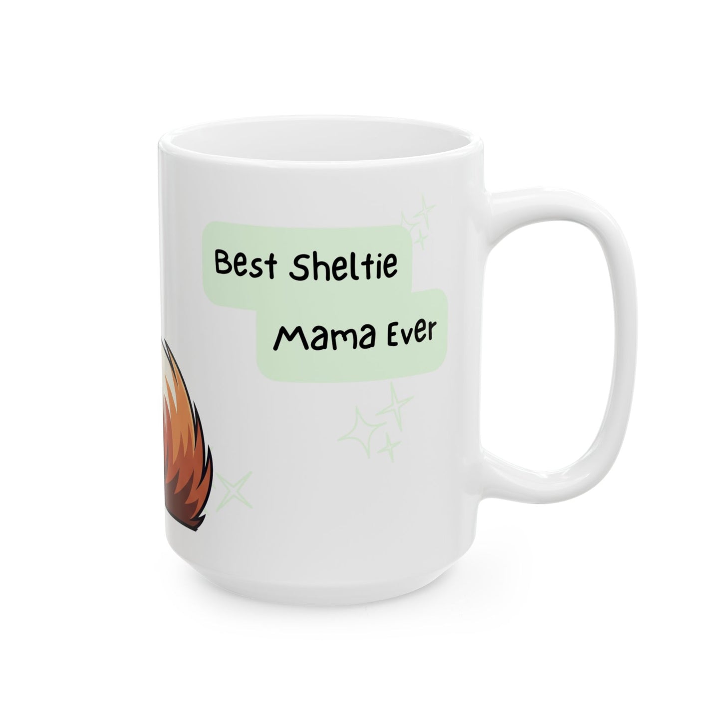 Sheltie Peek-a-Boo Mug | Best Sheltie Mama Gift