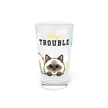 Ragdoll Tiny Trouble Pint Glass