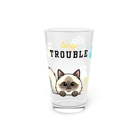 Ragdoll Tiny Trouble Pint Glass