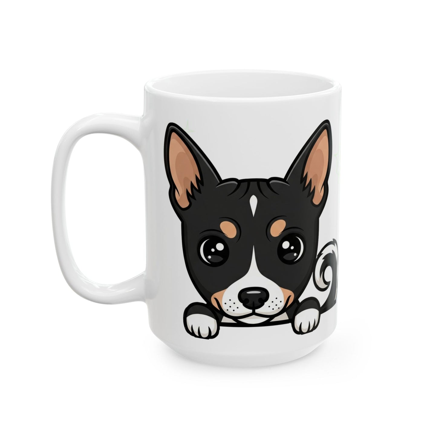 Basenji Peek-a-Boo Mug | Best Basenji Mama Gift
