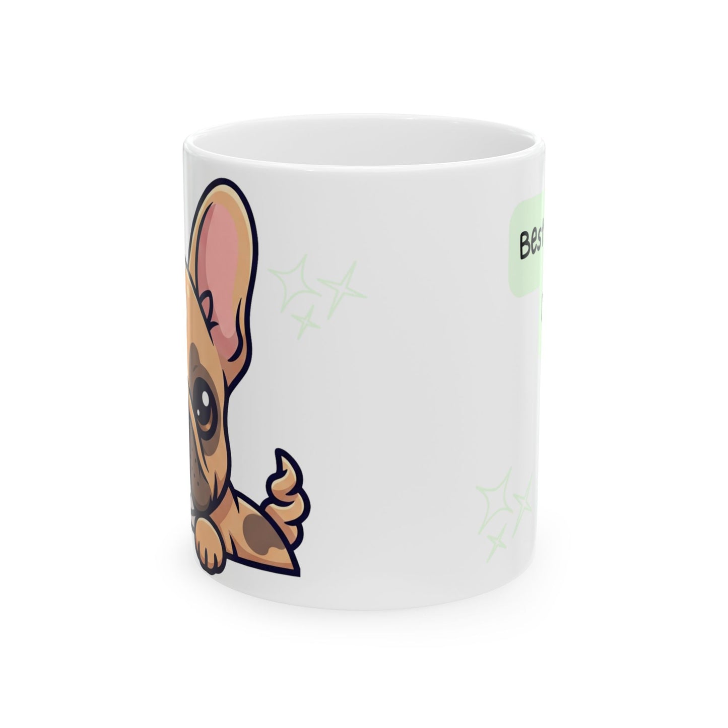 French Bulldog Peek-a-Boo Mug | Best Frenchie Daddy Gift