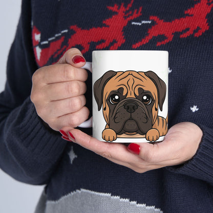 Mastiff Peek-a-Boo Mug | Best Mastiff Daddy Gift