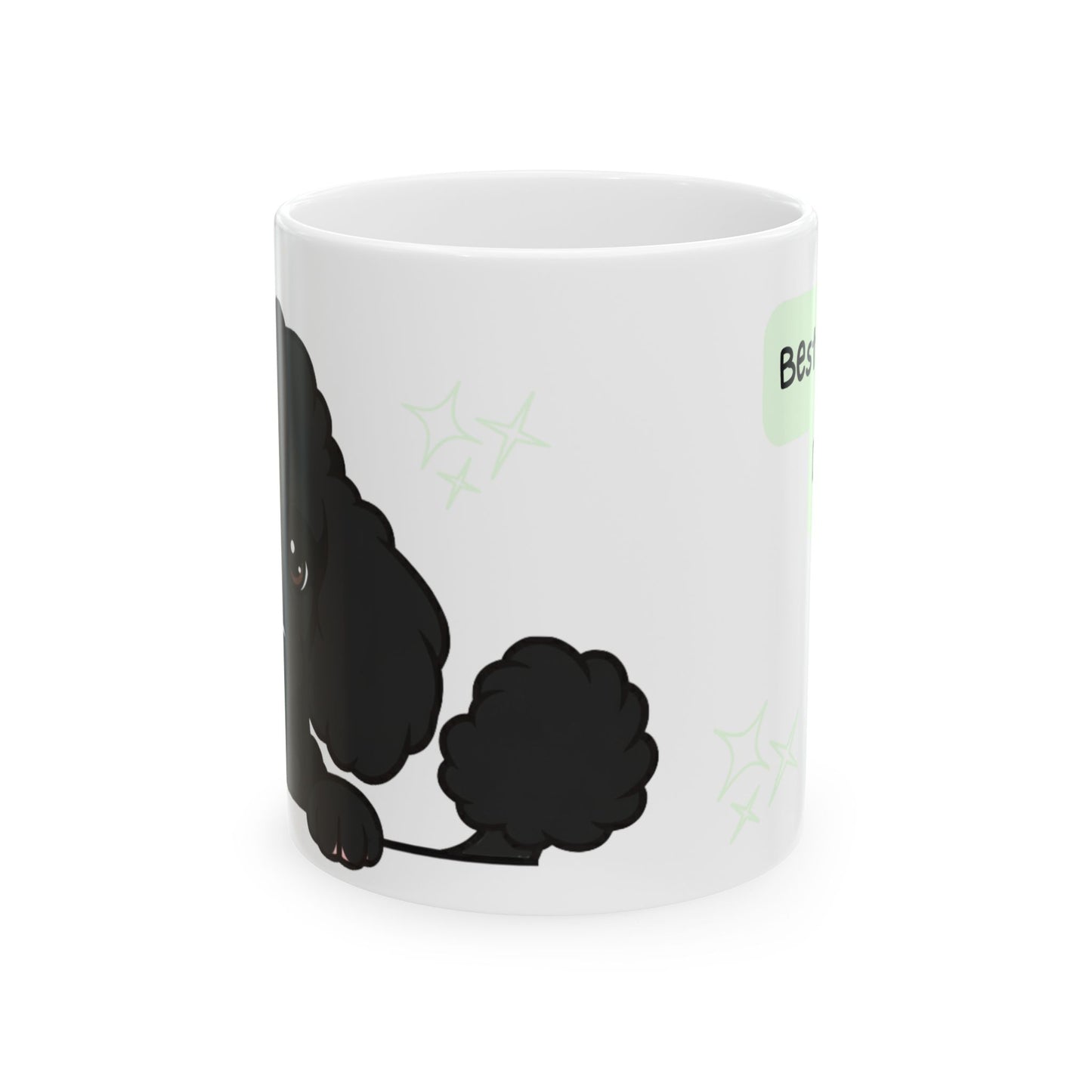 Poodle Peek-a-Boo Mug | Best Poodle Daddy Gift
