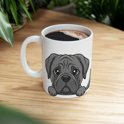 Mastiff Peek-a-Boo Mug | Best Mastiff Mama Gift