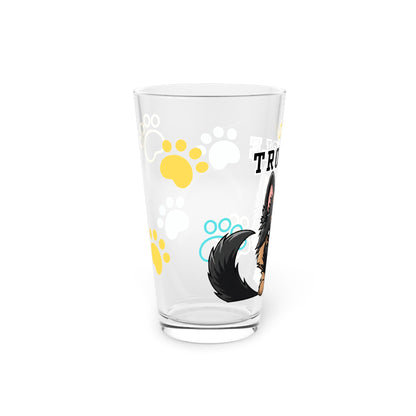 Malinois Tiny Trouble Pint Glass