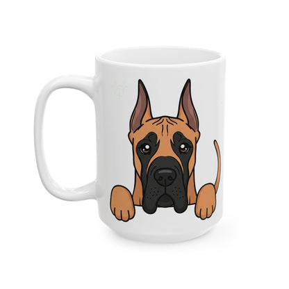 Great Dane Peek-a-Boo Mug | Best Great Dane Daddy Gift