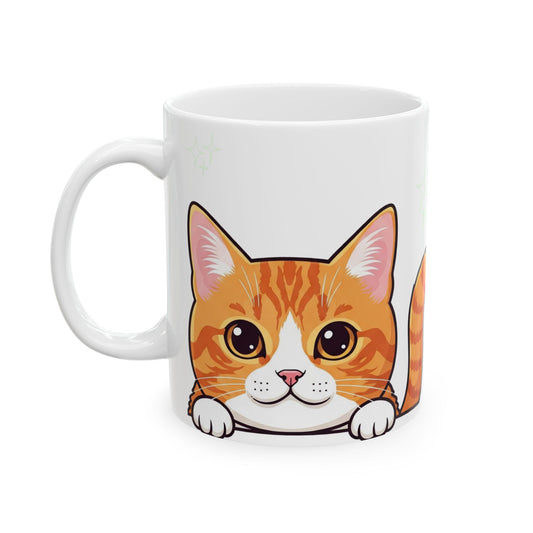 Cat Peek-a-Boo Mug | Best Cat Daddy Gift