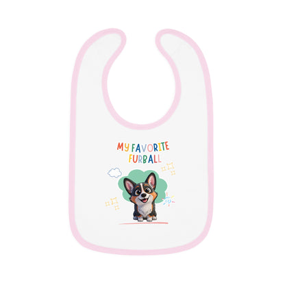 Corgi Favorite Furball Baby Bib