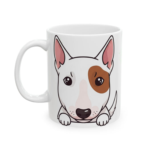 Bull Terrier Peek-a-Boo Mug | Best Bull Terrier Mama Gift