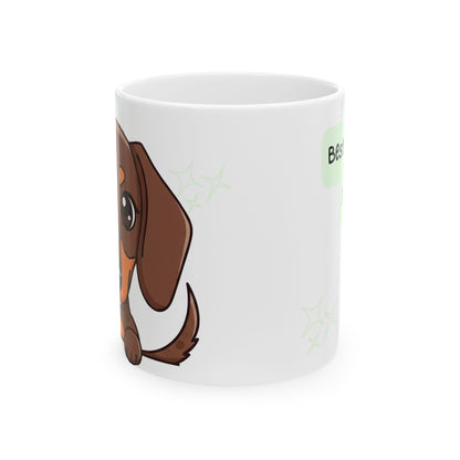 Dachshund Peek-a-Boo Mug | Best Weenie Mama Gift