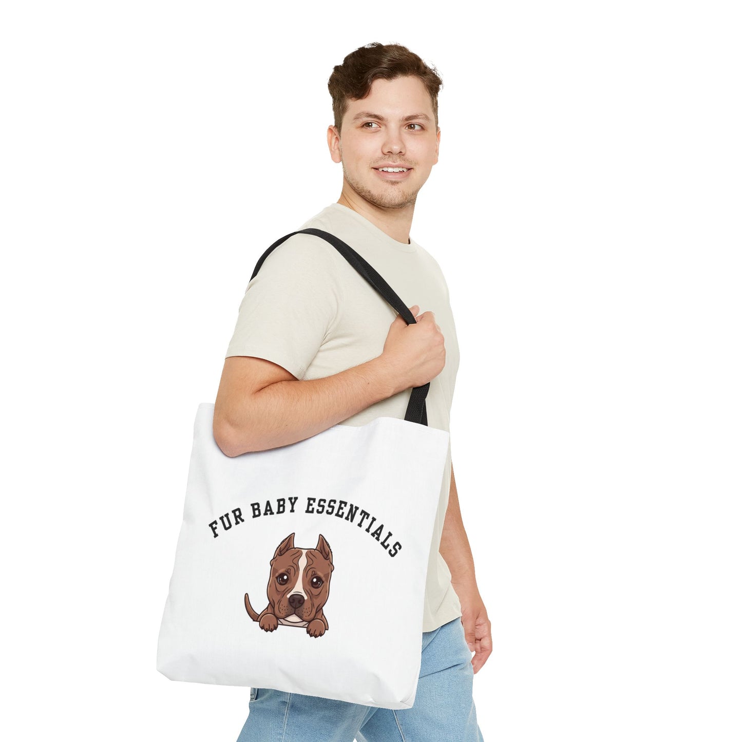 Pitbull FurBaby Tote Bag