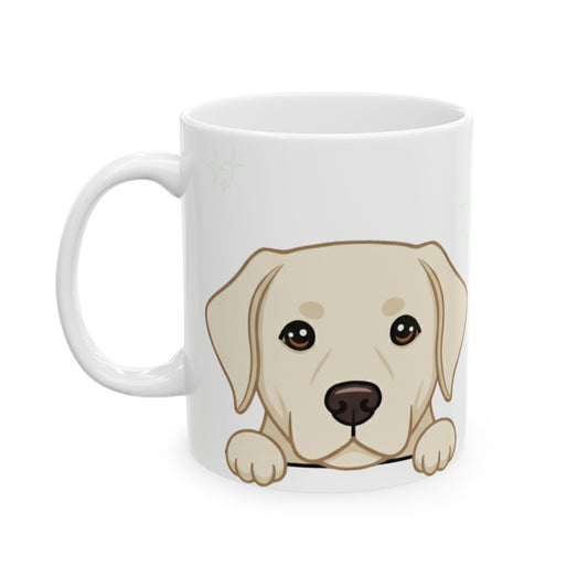 Lab Peek-a-Boo Mug | Best Labrador Retriever Daddy Gift