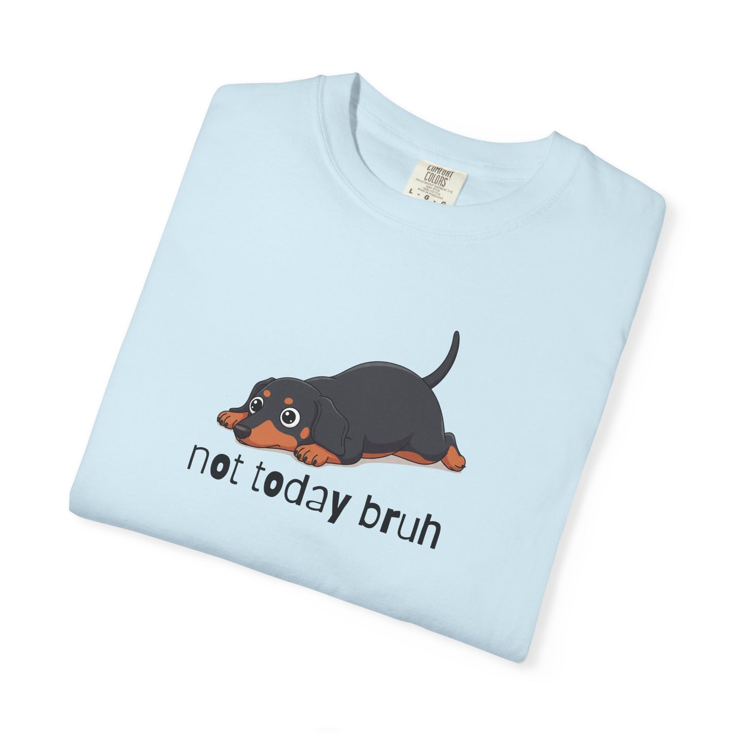 Dacshund Not Today Bruh T-Shirt
