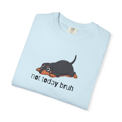 Dacshund Not Today Bruh T-Shirt