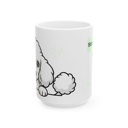 Poodle Peek-a-Boo Mug | Best Poodle Daddy Gift