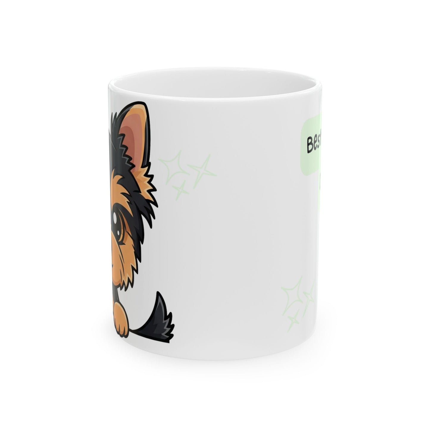 Yorkshire Terrier Peek-a-Boo Mug | Best Yorkie Daddy Gift