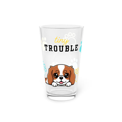 Cavalier Tiny Trouble Pint Glass