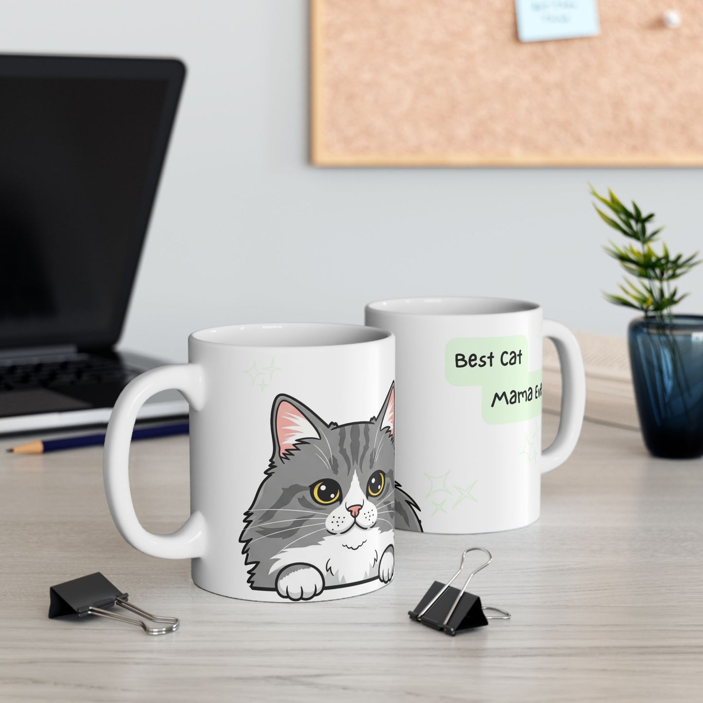 Cat Peek-a-Boo Mug | Best Cat Mama Gift