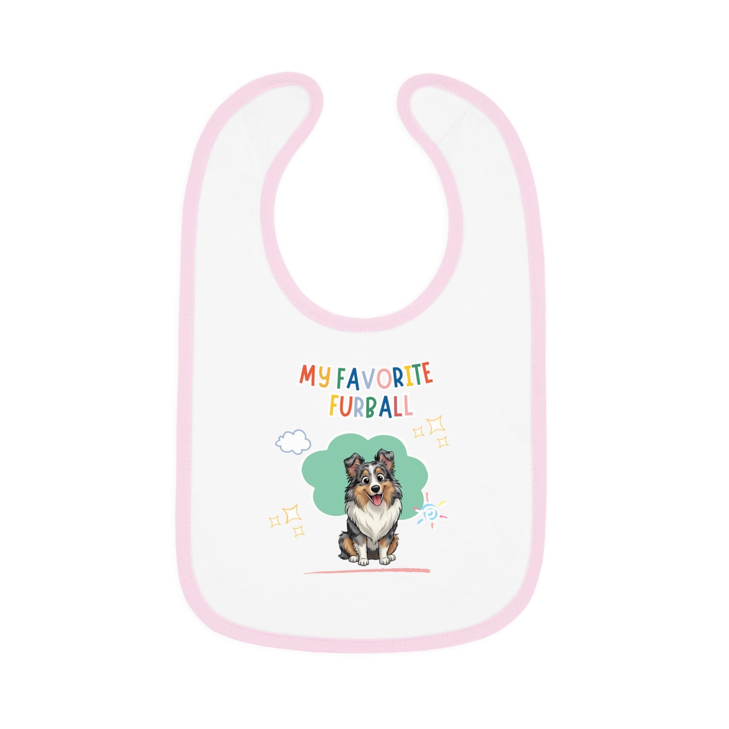 Sheltie Favorite Furball Baby Bib