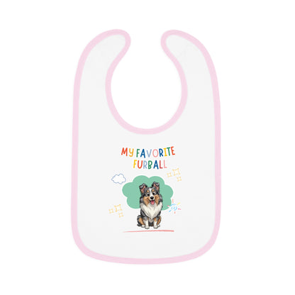 Sheltie Favorite Furball Baby Bib