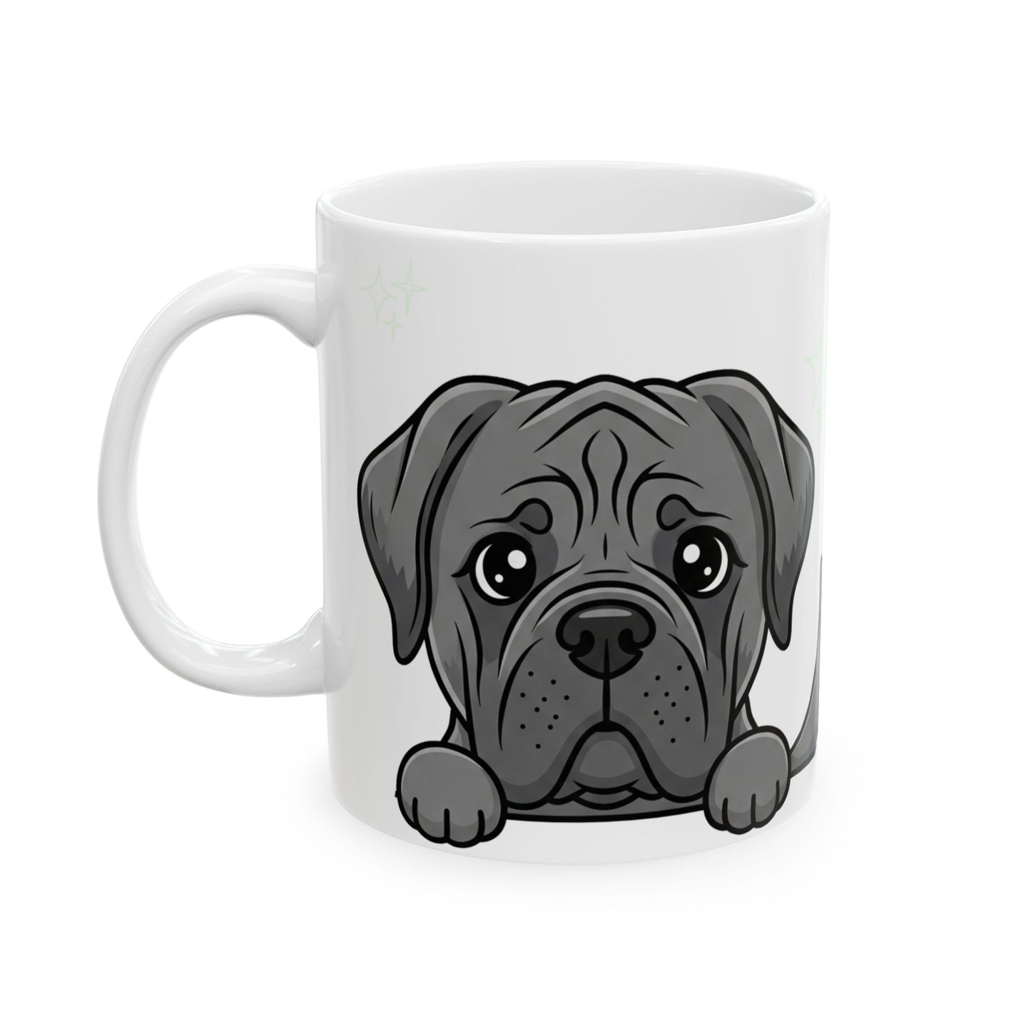 Mastiff Peek-a-Boo Mug | Best Mastiff Daddy Gift