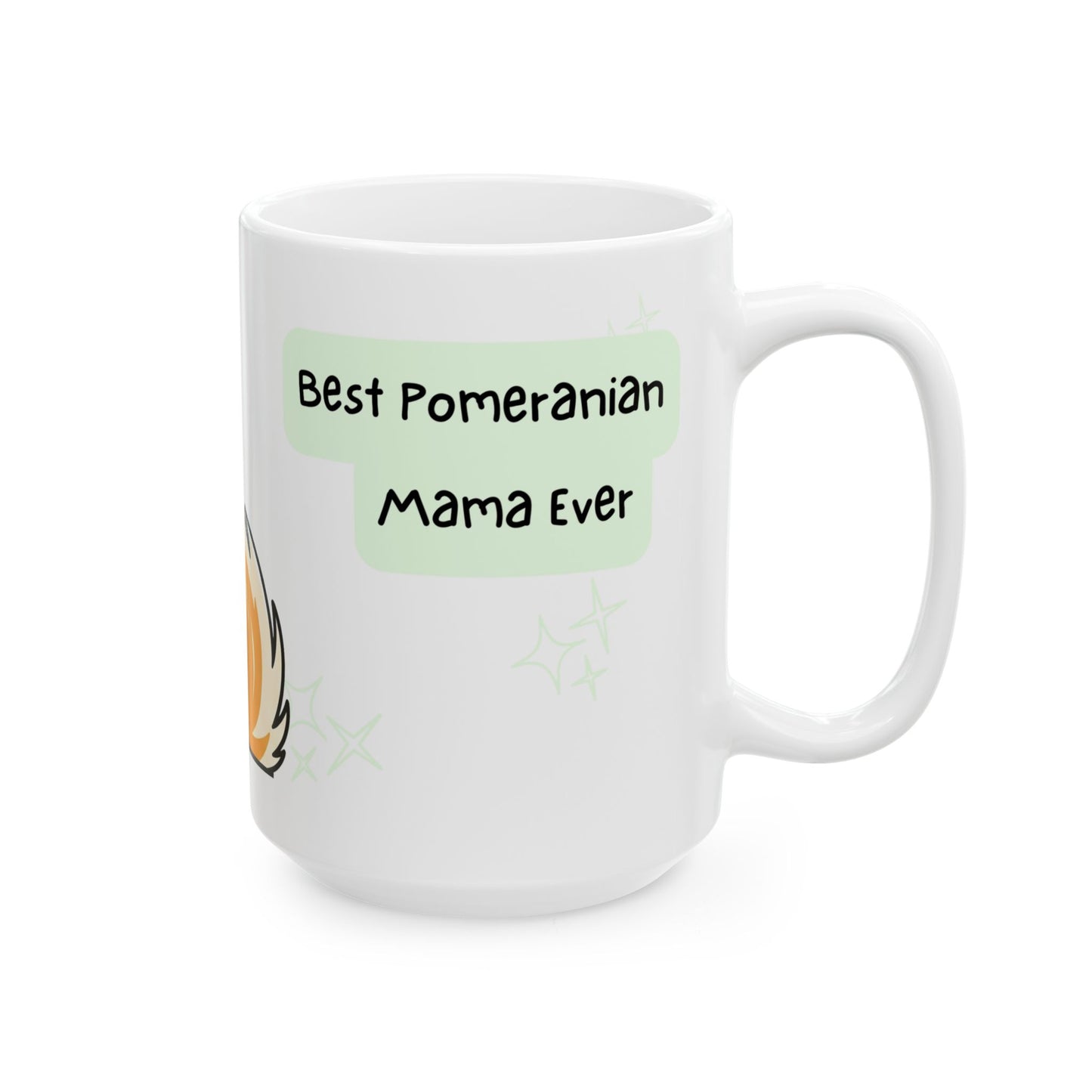 Pomeranian Peek-a-Boo Mug | Best Pomeranian Mama Gift