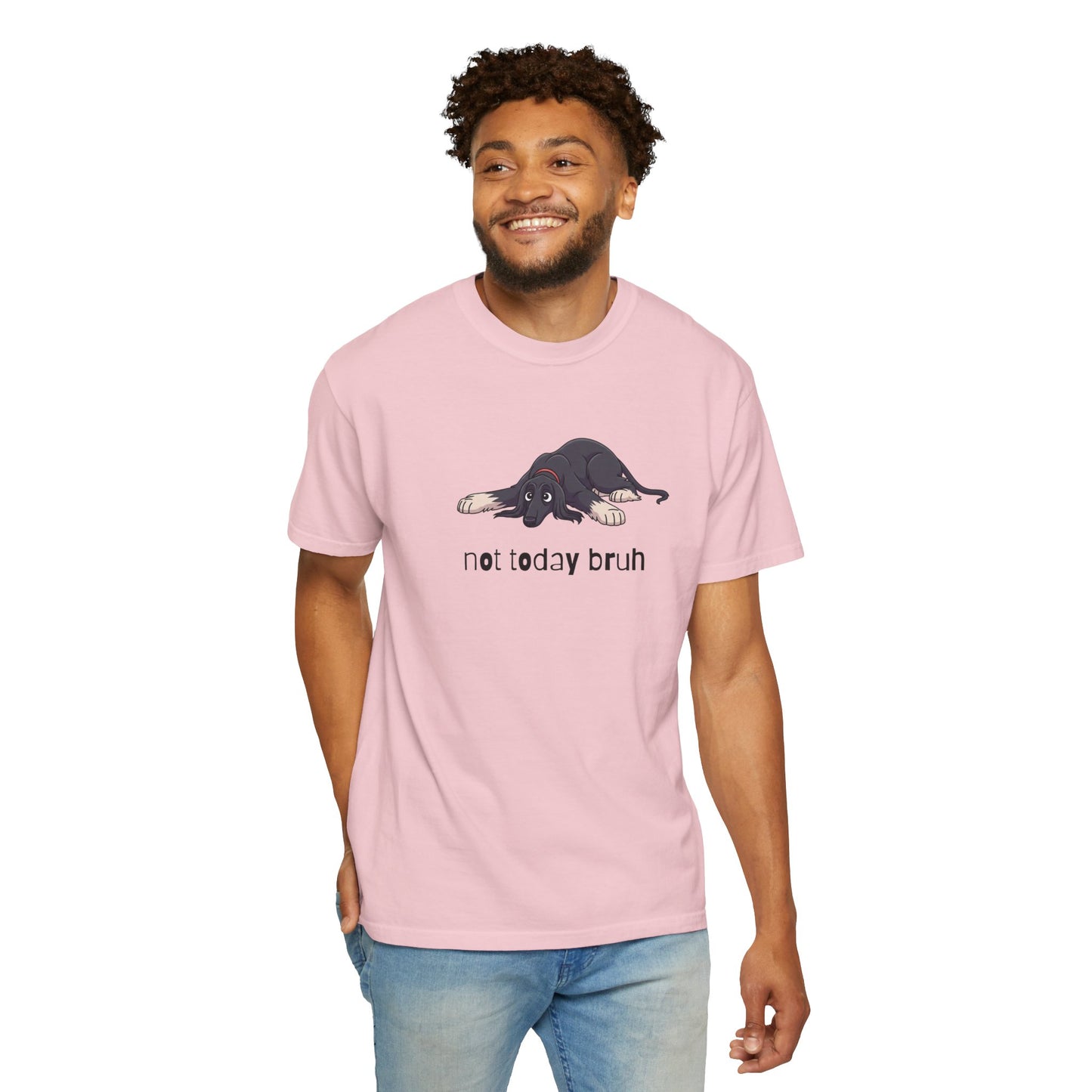 Afghan Hound Not Today Bruh T-Shirt