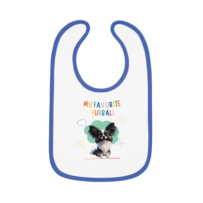 Papillon Favorite Furball Baby Bib