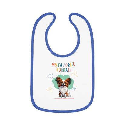 Papillon Favorite Furball Baby Bib