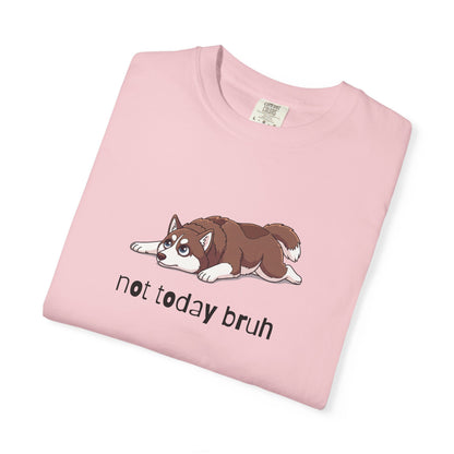 Husky Not Today Bruh T-Shirt