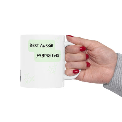 Australian Shepherd Peek-a-Boo Mug | Best Aussie Mama Gift