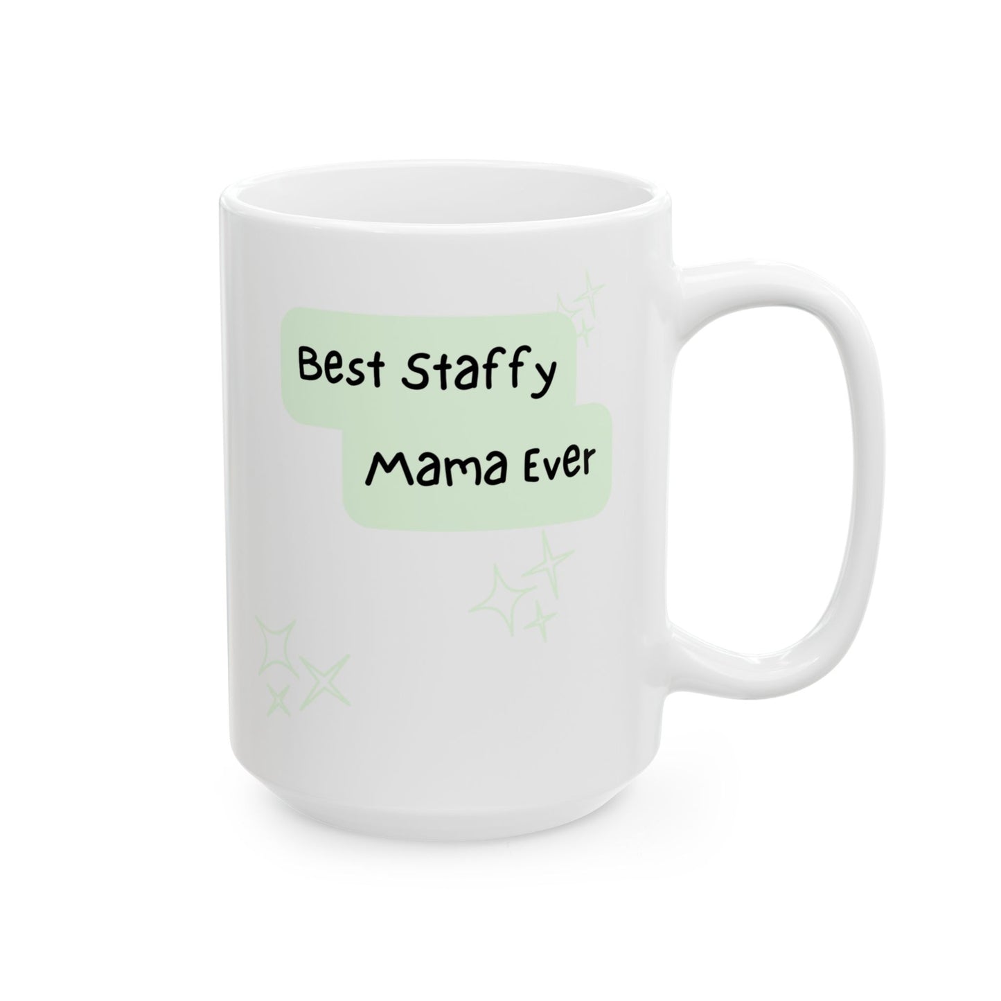 American Stafford Terrier Peek-a-Boo Mug | Best Staffy Mama