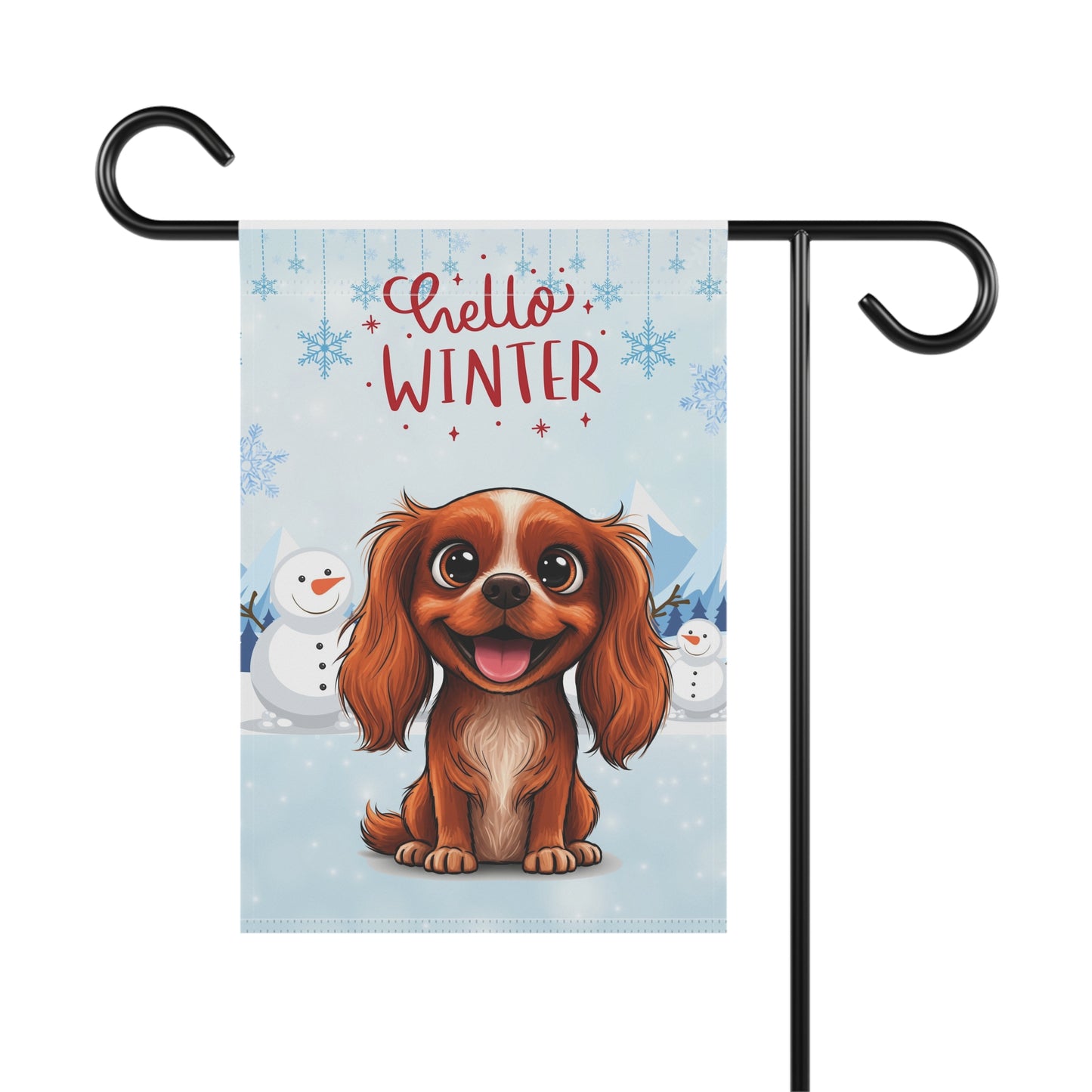 Cavalier Hello Winter Garden Banner