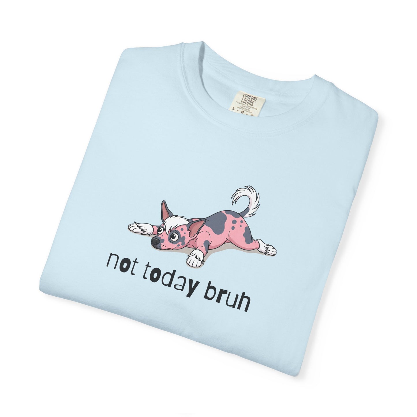 Chinese Crested Not Today Bruh T-Shirt