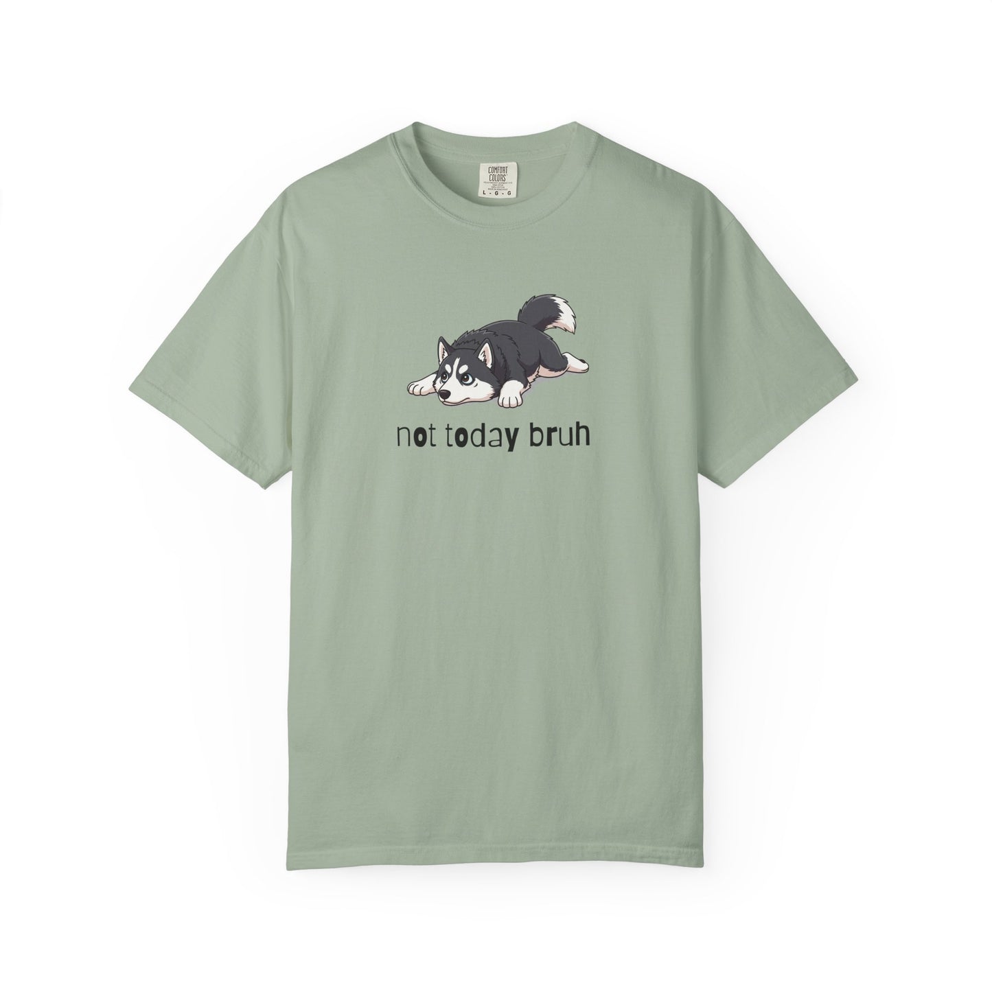Husky Not Today Bruh T-Shirt