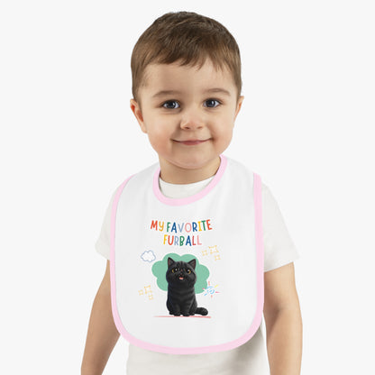 Exotic Shorthair Favorite Furball Baby Bib