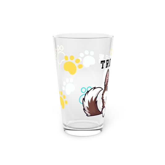 Husky Tiny Trouble Pint Glass