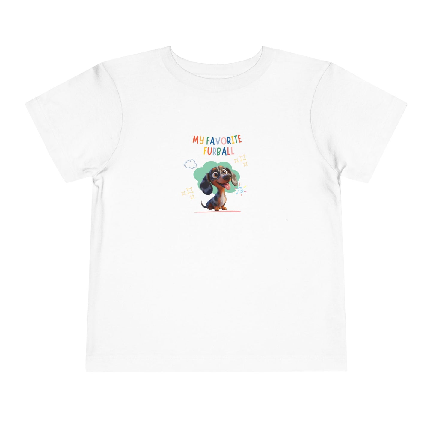 Dacshund Favorite Furball Toddler Tee