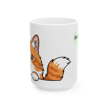 Cat Peek-a-Boo Mug | Best Cat Daddy Gift