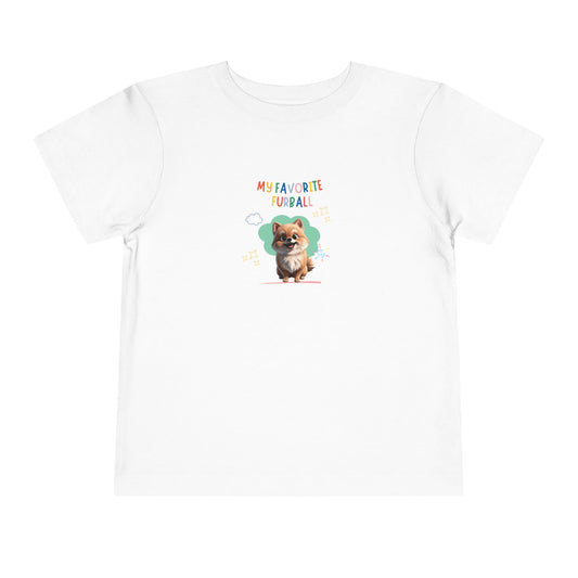 Pomeranian Favorite Furball Toddler Tee