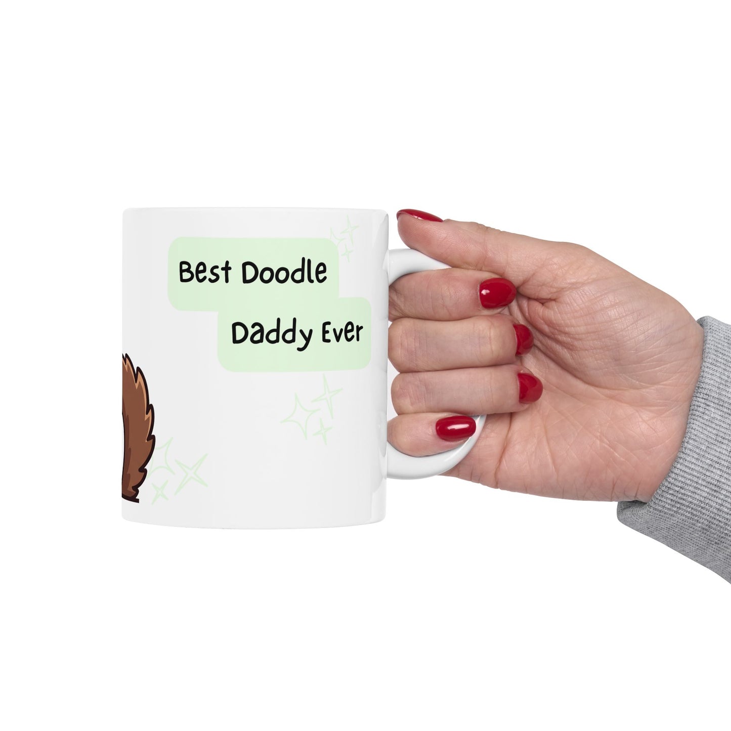 Doodle Peek-a-Boo Mug | Best Doodle Daddy Gift