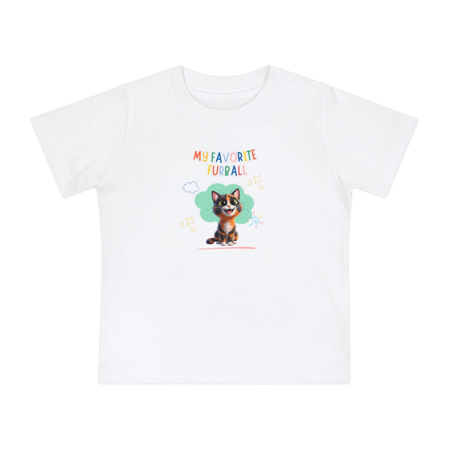 Short hair tortoiseshell cat Favorite Furball Baby Tee