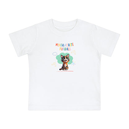Short hair tortoiseshell cat Favorite Furball Baby Tee
